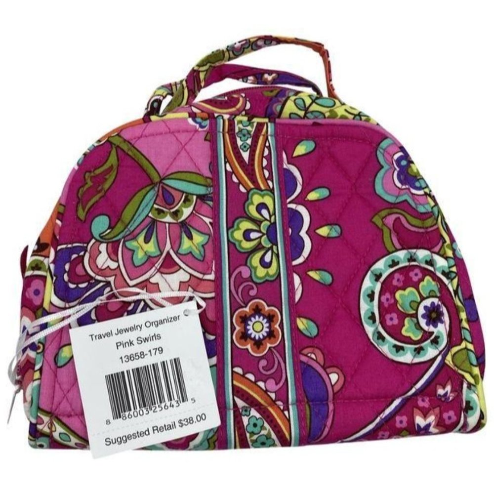 vera bradley purple multicolor quilted fabric cosm